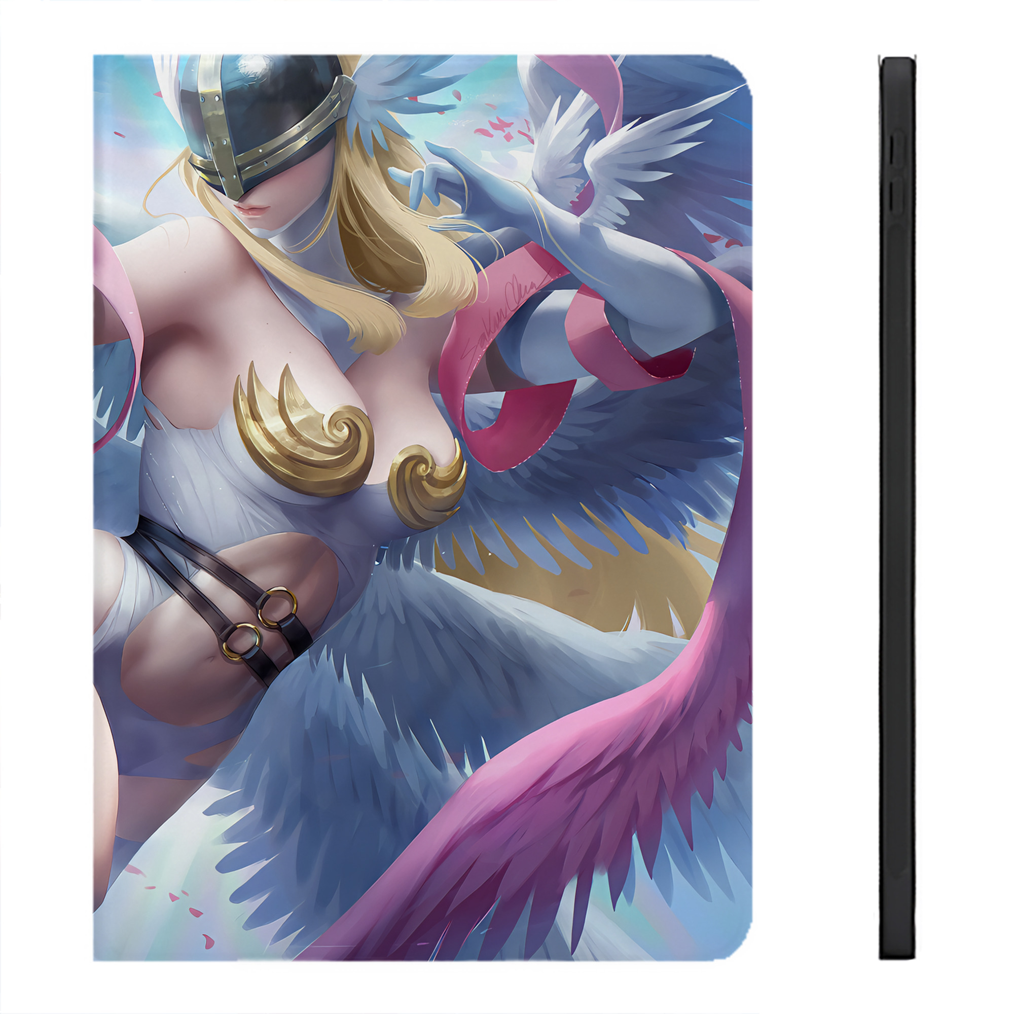 （画像用） Digimon デジタルモンスター/デジモン IPadケース ペンホルダー付き ブックスタイルデザイン